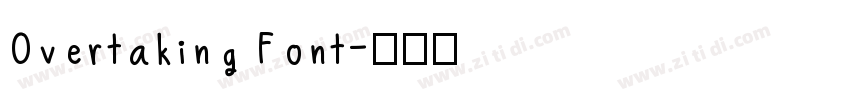 Overtaking Font字体转换